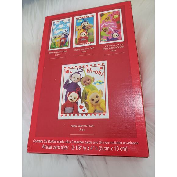 Vintage 1999 American Greetings Teletubbies Valentines - 34 Cards And Envelopes - Picture 4 of 7